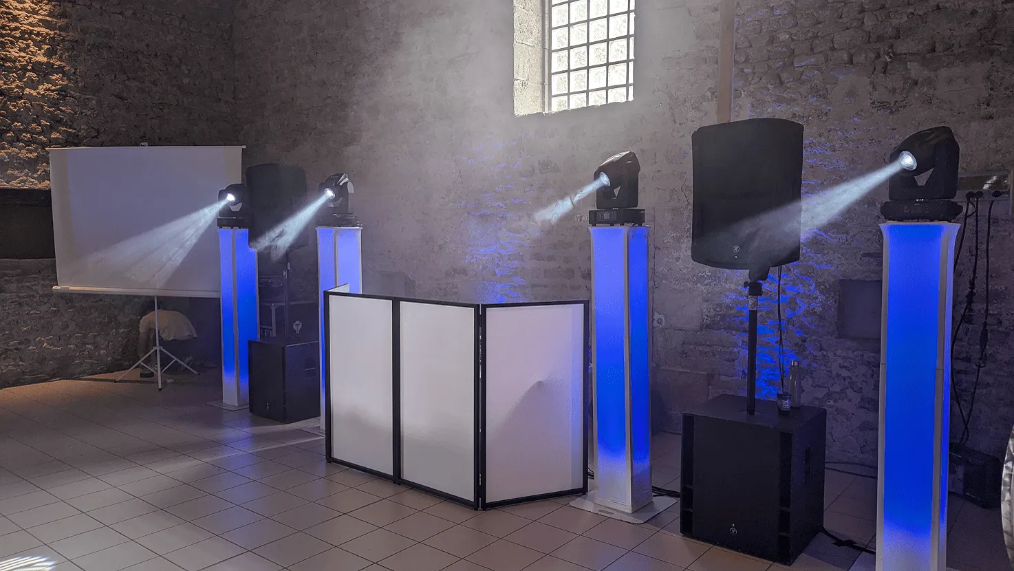 Éclairage et DJ de mariage en Auvergne